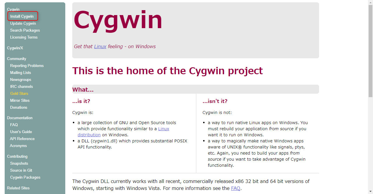 cygwin-install